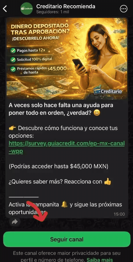 Cómo activar la campana en WhatsApp